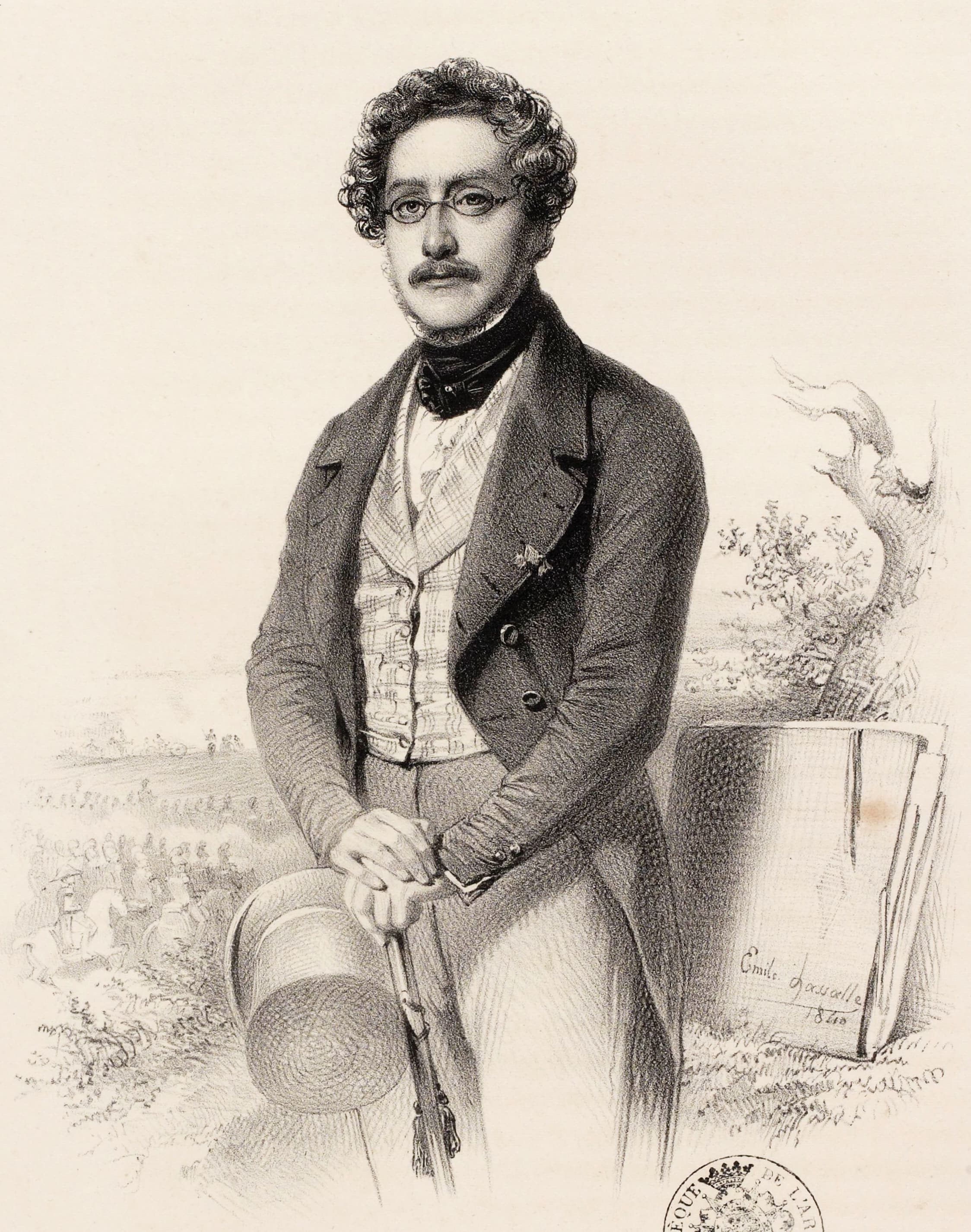 Portrait d'Hippolyte Bellangé